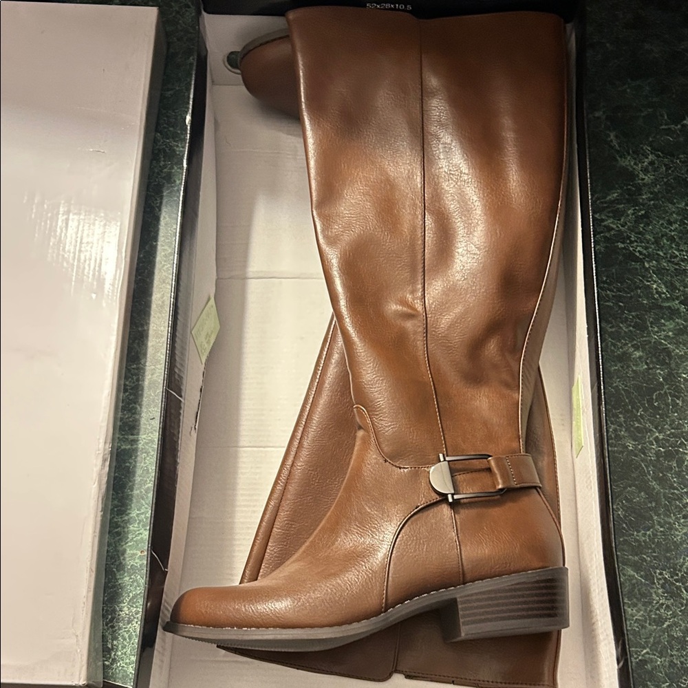 Alfani Tan Over the Knee Boots (WIDE CALF)